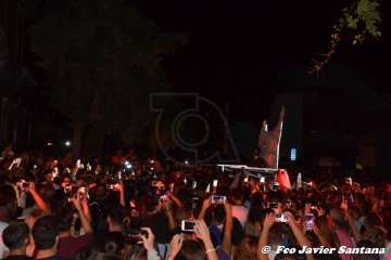 Telde se asusta con el Perro Maldito en Valsequillo (Foto Francisco Javier Santana, Acfi Press y TA)